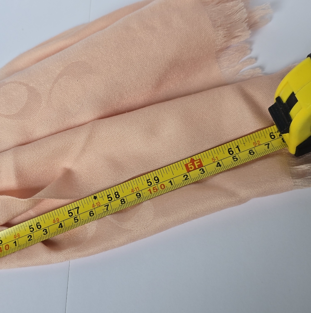 Coach Blush Pink Signature C Wrap Scarf NWT - Picture 3 of 6